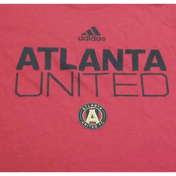 Adidas Shirt Women Small Red MLS Atlanta United Football Club Performance Soccer - Picture 2 of 12